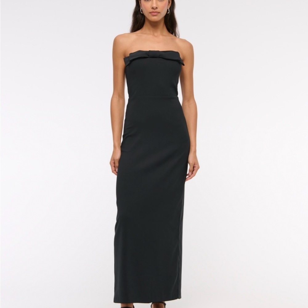 Abercrombie & Fitch Black Strapless Dress